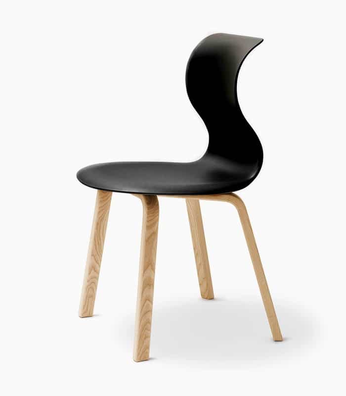 Plastic side chair